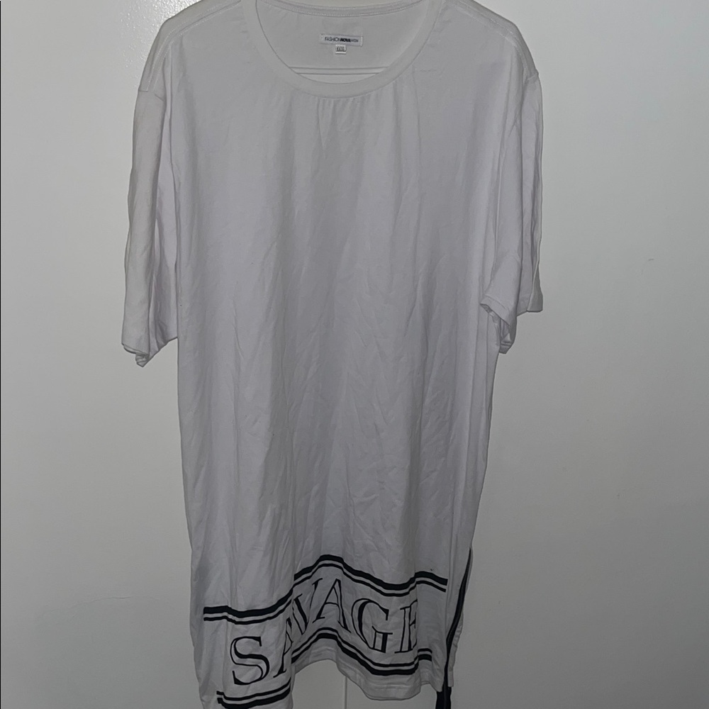 Salvage White Short Sleeve Tee